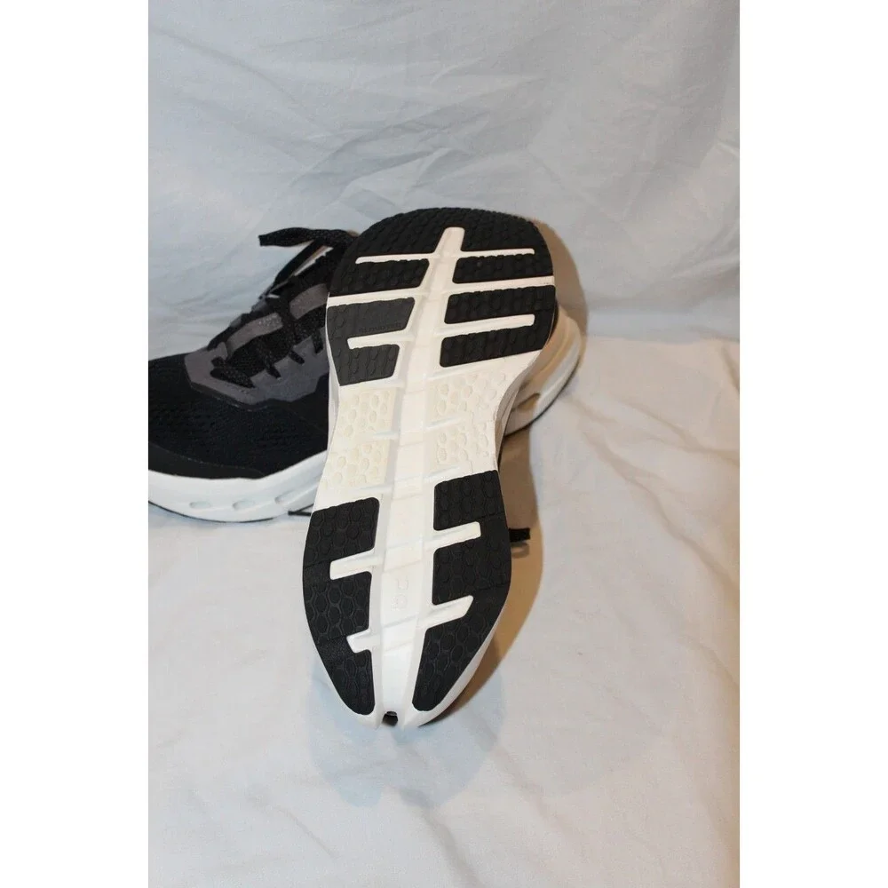 ON CLOUD MEN'S CLOUDRUNNER 3 RUNNING ATHLETIC SNEAKERS BLACK IVORY 9.5